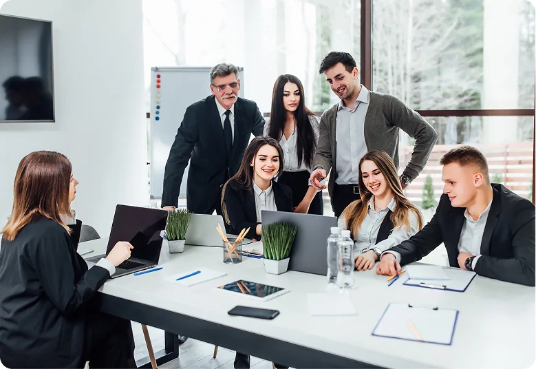 The Agora Labs team working together