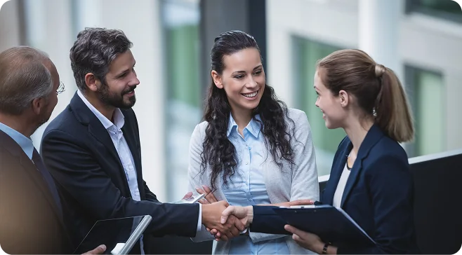 A client partnership meeting